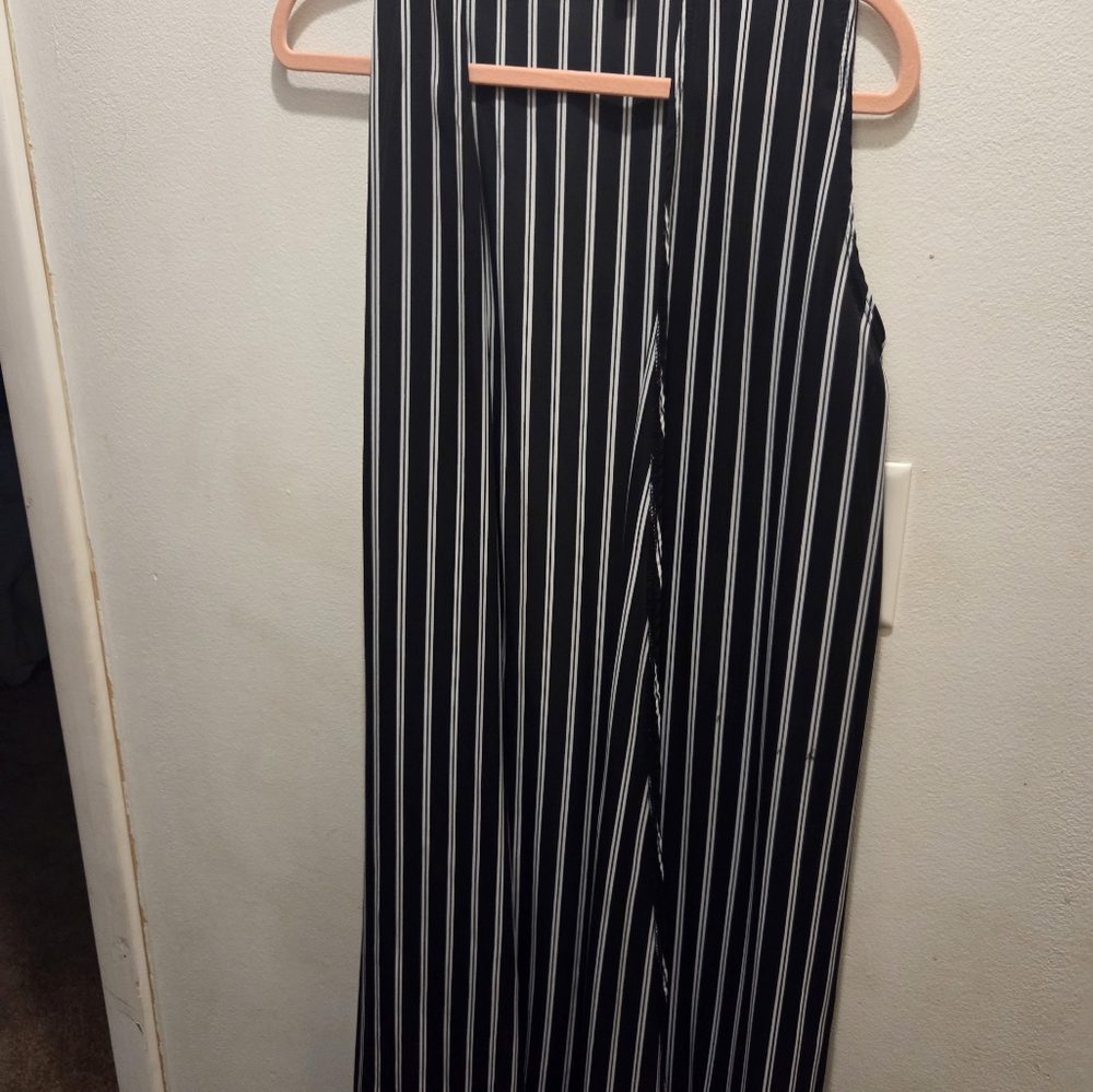 LuLaRoe Black and White Striped Cardigan